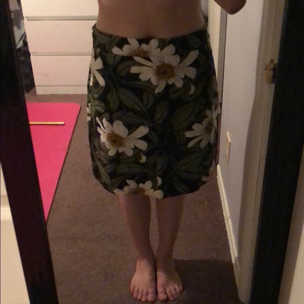 Ann Taylor Factory Floral skirt